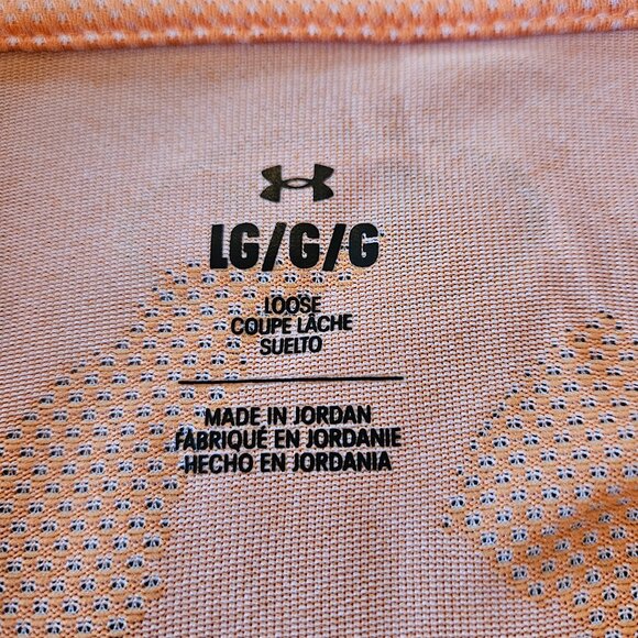 Under Armour Men's Orange Camo Pullover - Size Large - Picture 7 of 9